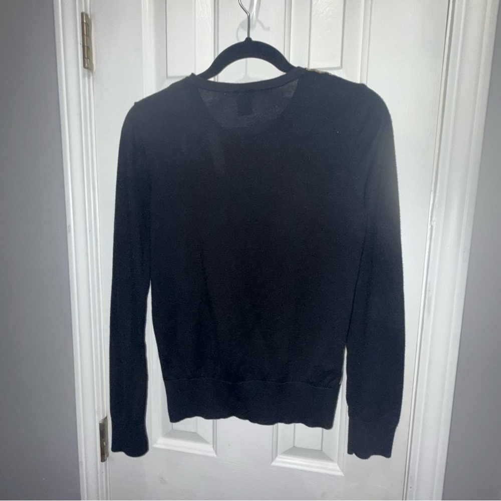 Ann Taylor Leopard Print Cardigan with Black Trim - Picture 4 of 4